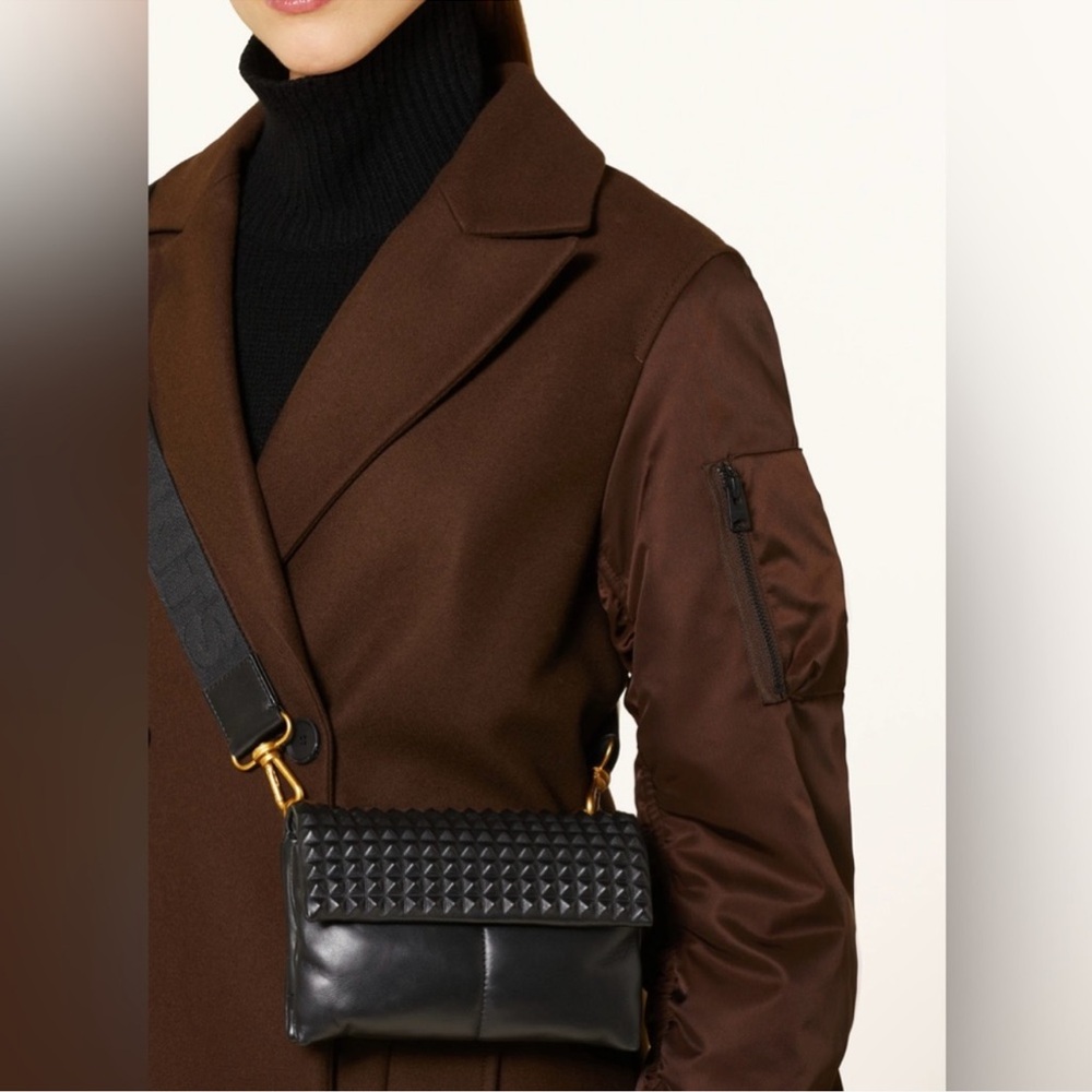 ALLSAINTS EZRA STUD Pin Studded Leather Crossbody NWT